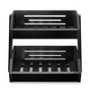 G.a HOMEFAVOR Fruit Basket for Kitchen, 2-Tier Fruit Bowl for