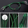 Realure Pack of 50 Fishing Leaders (Green)