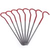 Boundless Voyage 8 Pieces Titanium Alloy Camping Pegs Ultralight Heavy