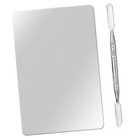 OHPHCALL Professional Cosmetic Mixing Plate Set Makeup Mixing Tray Spatula 1 Pack Nail Pigment Tool