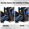 CHANGCHENG Motorcycle Foot Bracket Foot Pegs Bracket Brace CNC Aluminum