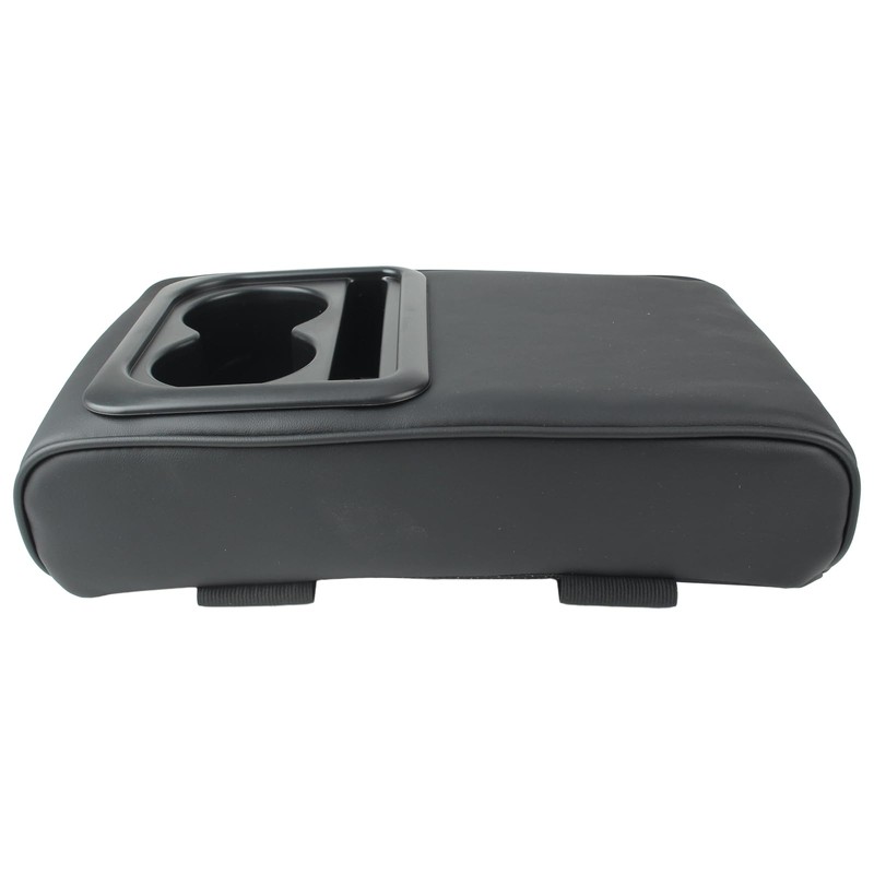 CARBBIA Memory Foam Car Armrest Cushion with Cup Holder Fits
