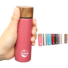 Stainless Steel Water Bottle, Mini Flask 150ML,Coffee Vacuum Small Flasks Small Capacity Portable Travel Drink Water Bottle Insulated Cup (Matte Pink)