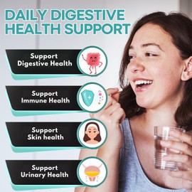 Allbe ALLBE ProbioCan 20 Billion CFU | Daily Probiotics for Men & Women with 7 Strains | Lactobacillus Acidophilus & Gasseri| Gut & Bloating Relief Support | Vegan, Non-GMO | 60 Capsules | Pack of 4