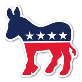 Democratic Donkey Magnet by Magnet America Is 3.5" x 3.5" Made for Vehicles and Refrigerators