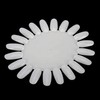 DNHCLL 10PCS White Acrylic Wheel False Nail Art Tips Practice