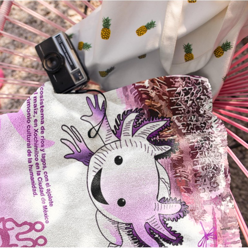 Mi Mantita Mx Toalla de Ajolote Billete de 50 Pesos