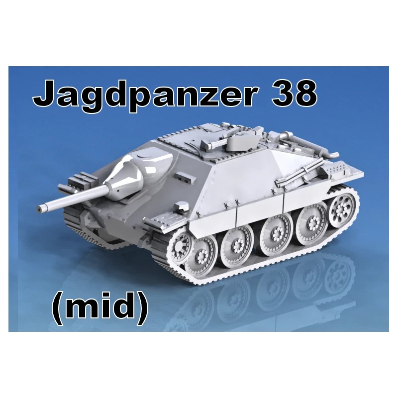 German - Hetzer SPG (3) - 12mm