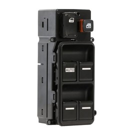 alxiang 1pc Power Electric Door Window Control Switch Front Left Driver Side Plastic Black for Honda for Accord 2.4L/3.0L 2005-2007 Female-Connect Gender 35750-SDA-H12 35750SDAA14 131-1395