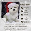Maltese Dog Blanket - Let it Snow - Super Soft