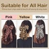 elook Hair Bows Clip, 2 PCS Leopard Print Hairclip, Hair