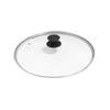 luvilly1Pack 8 Inch Tempered Glass Lid, Stainless Steel Rim Frying