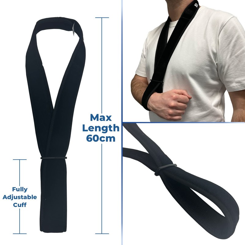 Foam Arm Sling by Kedley – Discreet Black | One