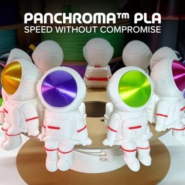 Panchroma PLA White 3D Printer Filament, 1.75mm, 1kg Spool, Easy to Print, High Speed Printing, Tangle Free, AMS Compatible, Perfect for Toys, Decor, Miniatures, Models & Cosplay