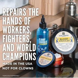 Duke Cannon Bloody Knuckles bálsamo reparador de manos, 5 onzas – paquete de 2