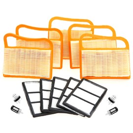 5Pcs Air Filter & Fuel Filter Primer Bulb for Stihl TS410 TS420 Cut Off Saw