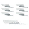 DOJA Barcelona Rafter Purlin Anchor, 210 x 32 mm, Right,