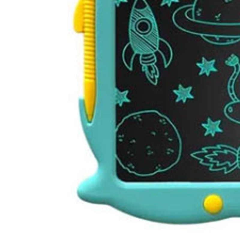 LCD Drawing Board Cute Dinosaur Shape Erasable Reusable Educational Colorful