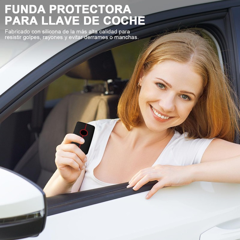 HHMIDS 2Pcs Funda de Silicona para Llave, Fundas de Goma