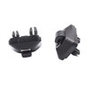 TAKPART 2x Black Sun Visor Inner Clip Hook Holder for