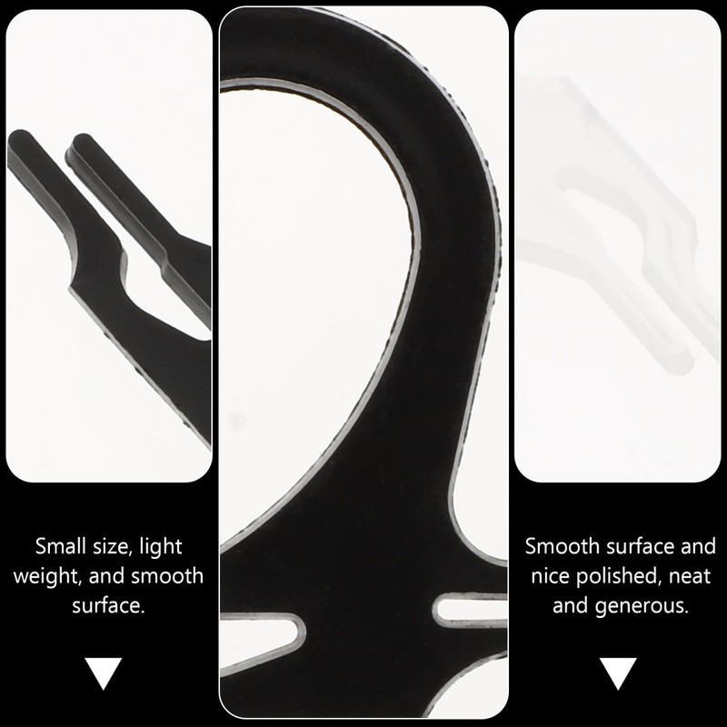 SOESFOUFU Sock Display Hooks Lightweight Plastic Sock Hangers for Retail