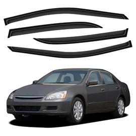 Side Window Deflectors Rain Guards Vent Window Visors for Honda Accord 2003-2007