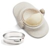 LMFEG Dumpling Maker Set with Dough Cutter and Empanada Press