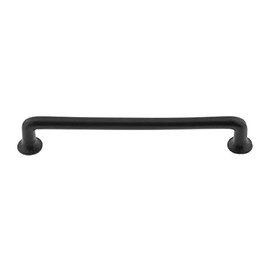 Ageless Iron 600933 600933 Rustic Barn Style Black Cast Iron 6" Center to Center Cabinet Handle/Drawer Pull/Door Pull