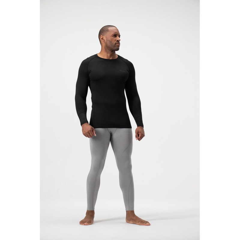 DEVOPS 2 Pack Men's Thermal Long Sleeve Compression Shirts ((X-Large,