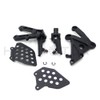 Black Front Rider Foot Pegs Bracket Fit For Honda Cbr600Rr