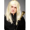 Magic Box Mens Long Blonde Lucius Malfoy Style Wig