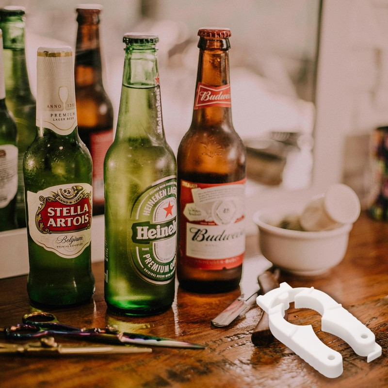 sourcing map 2pcs Bottle Can Opener for Weak Hands, Plastic