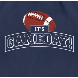 Shirtracer - Gym Bag Backpack - It's Gameday Vintage Football, 2 Navy Blue