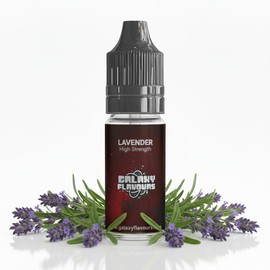 Lavender Food Flavouring Drops 10ml - Premium Floral Extract for Professional Baking & Luxury Lavender Beverages - High Strength Food Grade Concentrate by GALAXY FOOD FLAVOURS