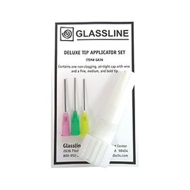 Rainbow Art Glass Glassline Deluxe Tip Applicator Set for Glassline Bottle Paints