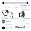 AIBOO Dimmable Led Under Cabinet Lighting Bar Linkable Kits with