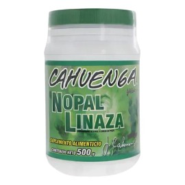 Cahuenga Nopal Y Linaza En Polvo Suplemento Natural 500gr