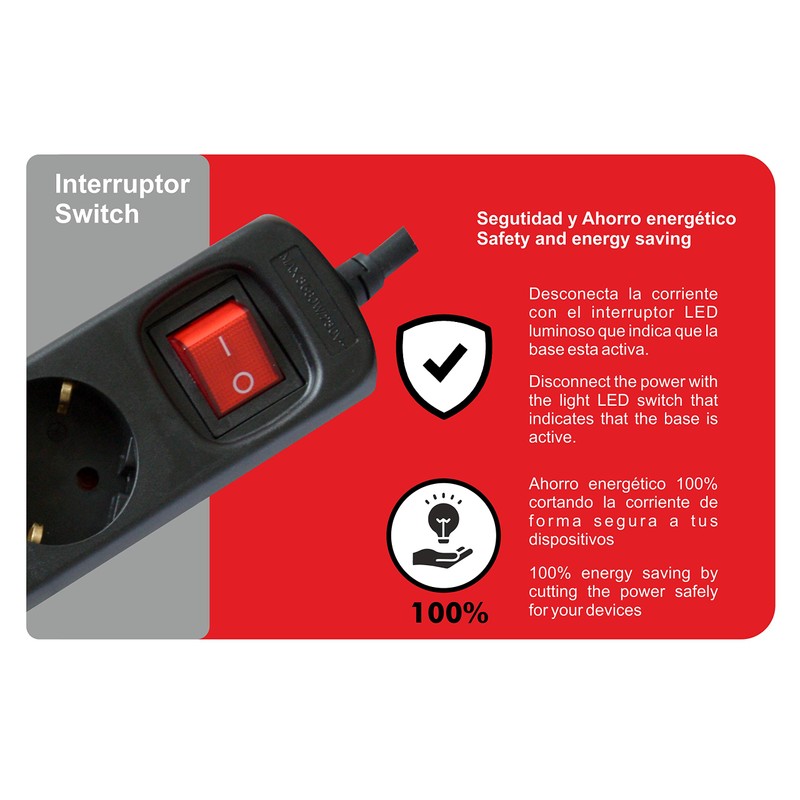 Silver Electronics 9643 – Electric Base with Switch 3 (1.5