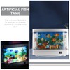 DOITOOL Fake Fish Tank Mini Aquarium: Artificial Tropical Fish Decorative