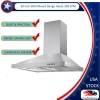 Tieasy 30 in Wall-Mount Range Hood 450 CFM Push Control