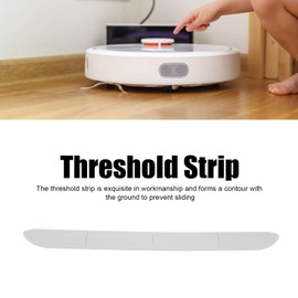 CUEA Door Sill, Universal Rubber Threshold Strip Free Assembly for Wheelchair(White)