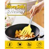 Pack of 2 Silicone Solid Turner, Non Stick Slotted Kitchen