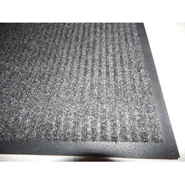 ANDY'S CARPETS. 3' x 5' Door Mat Heavy Duty Entrance Entry Front Charcoal Gray