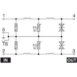 Weidmüller 8448970000 - WEIDMULLER 8448970000 SURGE PROTECTION MCZ OVP SL 24VUC 1,25A