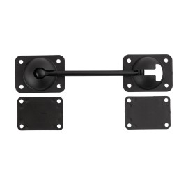 NA Toughgrade T-Style Hook and Keeper Door Holder for RV/Trailer | 4" Hook | Black