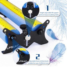 Cup Cradle for Tumblers, Foam Cup Holder with Measurements,Cup Holder,Cup Caddy Cuptisserie Storage Accessory Base Applying Ornament Vinyl Decal to Tumblers, Glass, Cups, Bottles