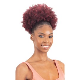 Shake-N-Go Equal Drawstring Ponytail AFRO PUFF LARGE (Grey)