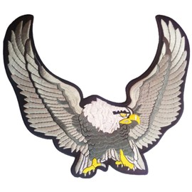 Sew-on Patches Back Eagle Eagle Large for Jackets Jeans Clothing Fabric Clothing Eagle 24cm
