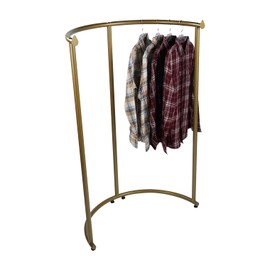 SSWBasics Gold Half Round Clothing Rack