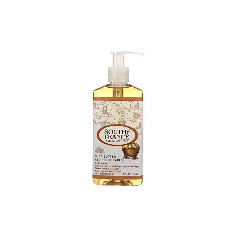 South of France Shea Butter Hand Wash, 8 Ounces